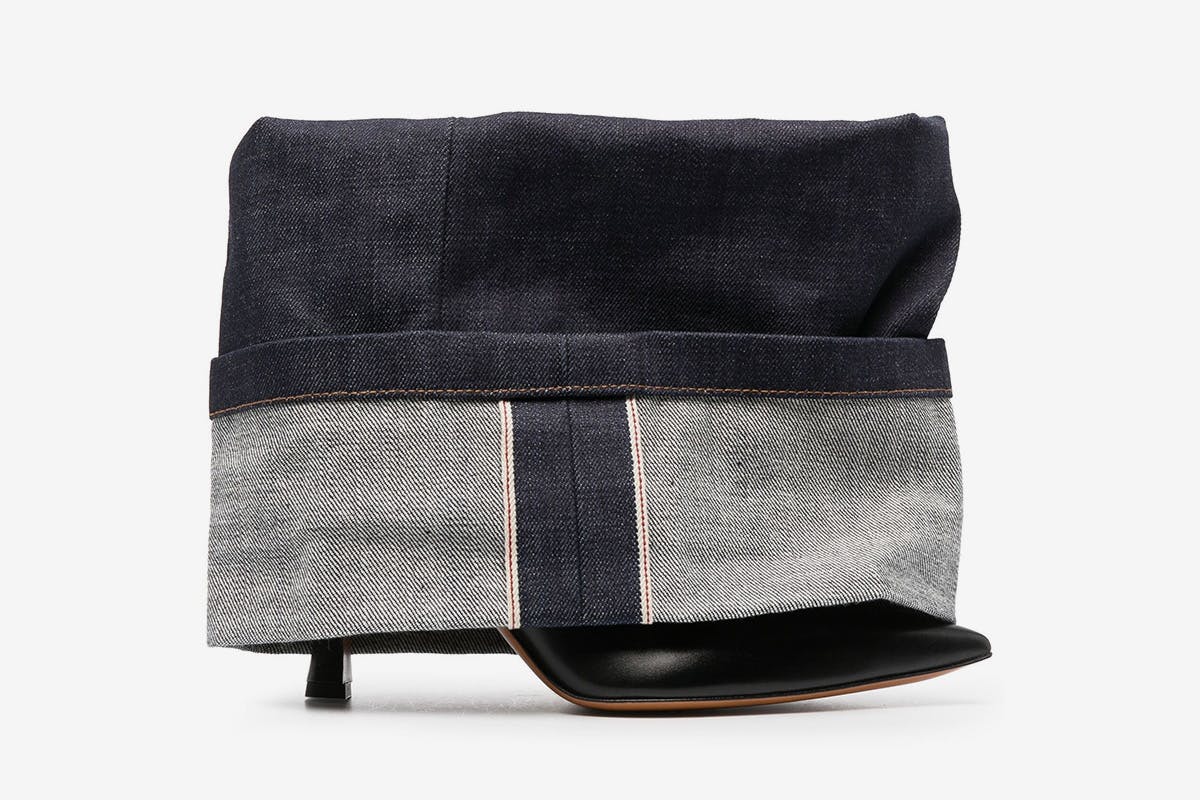 Loewe Selvedge Denim Heels
