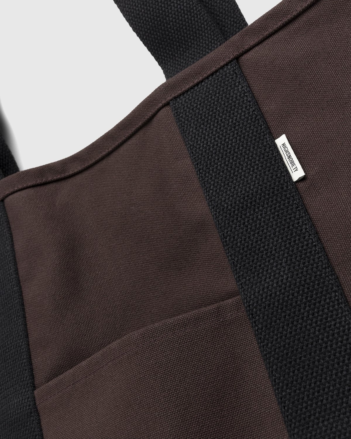 Highsnobiety – Large Staples Tote Bag Brown - Bags - Brown - Image 5