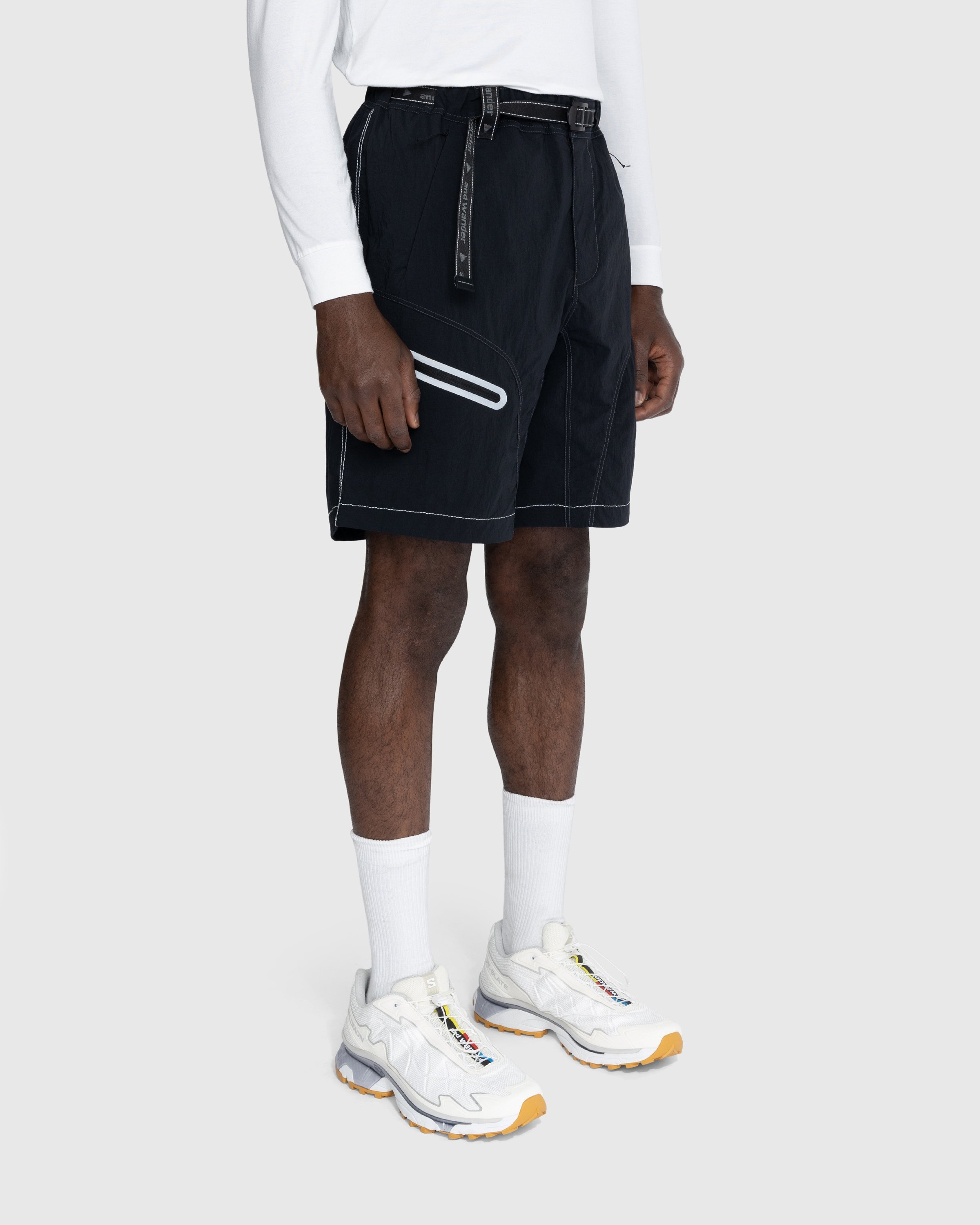 And Wander – Light Hike Shorts Black - Shorts - Black - Image 2