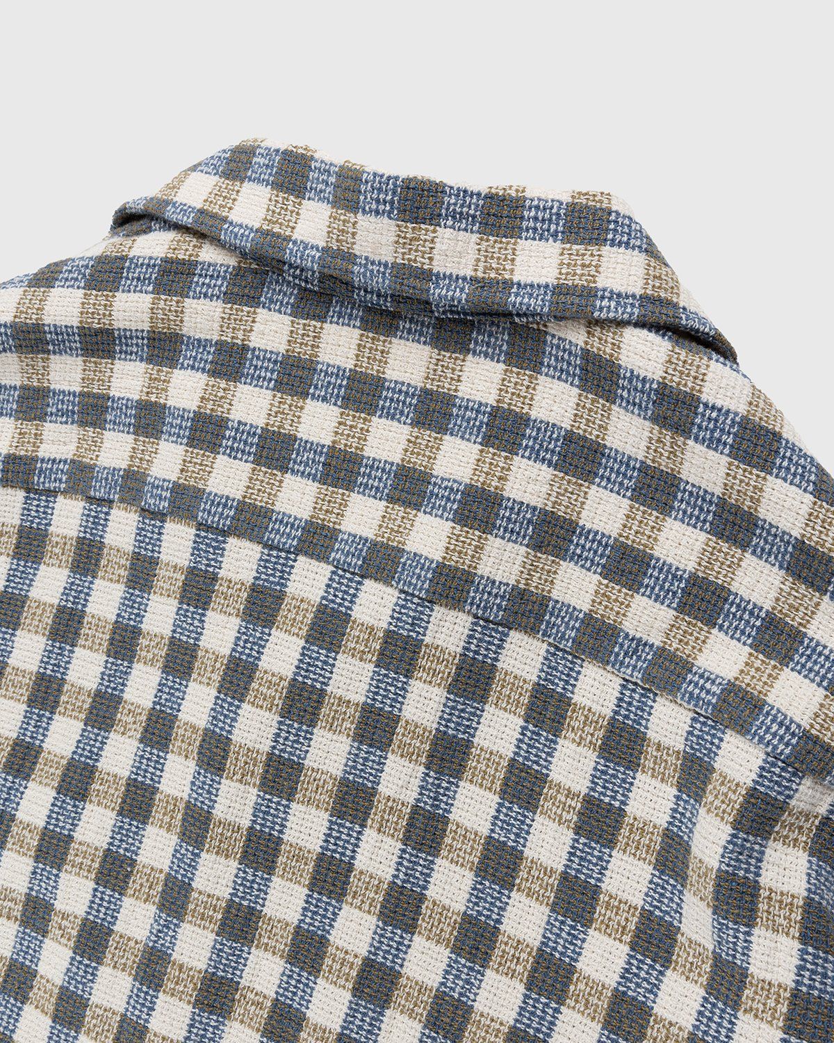 Our Legacy – Heusen Shirt Light Blue/Olive Summer Check