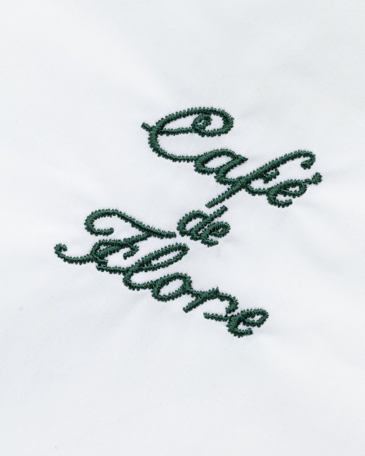 Café de Flore x Highsnobiety – Not In Paris 4 Poplin Shirt White - Longsleeve Shirts - White - Image 6