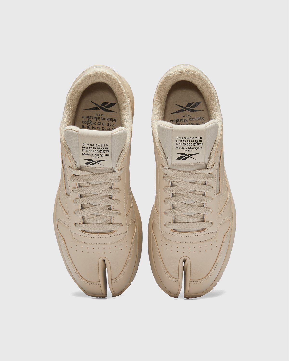 Maison Margiela x Reebok – Classic Leather Tabi Natural - Low Top Sneakers - Beige - Image 4