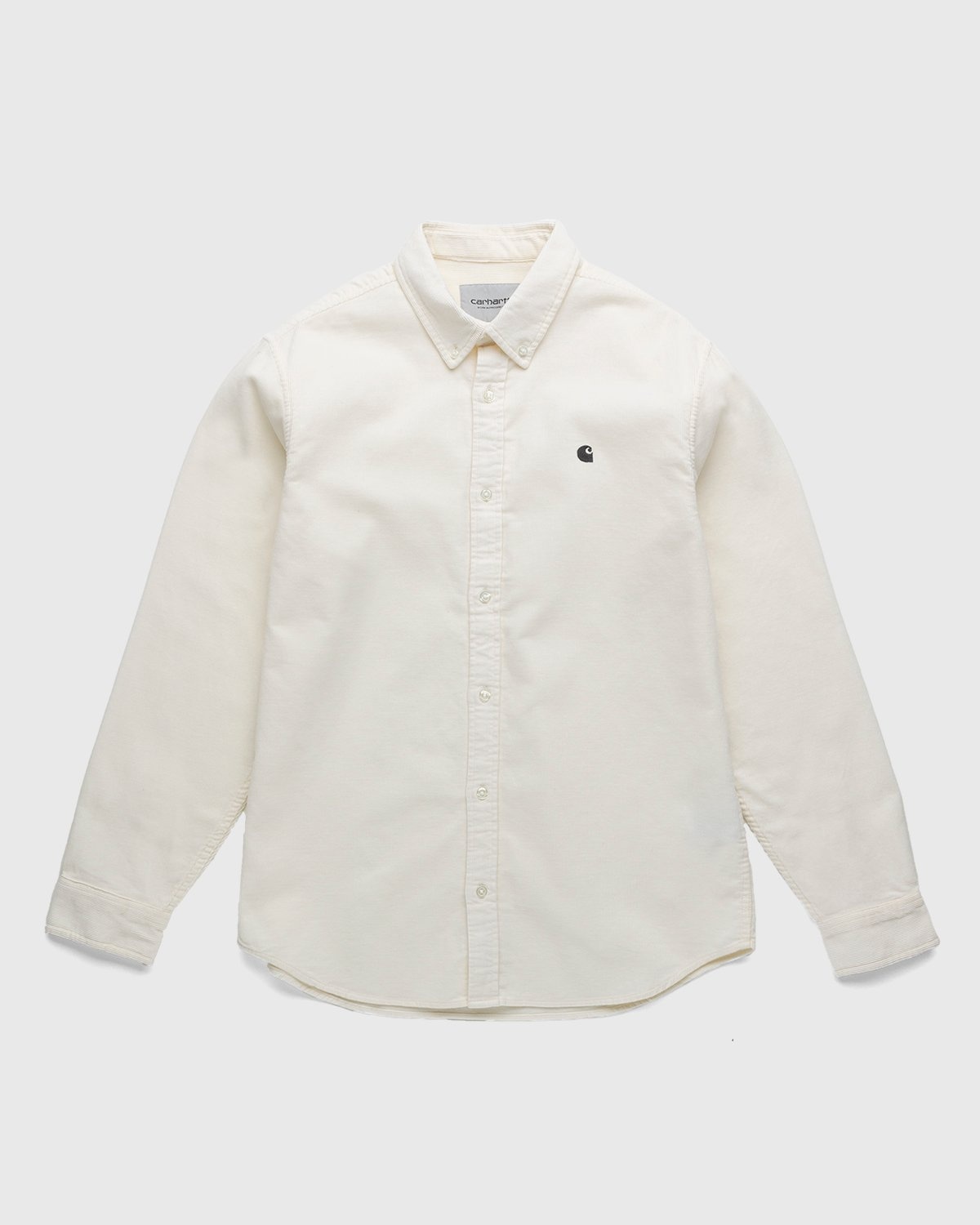 Carhartt WIP – Madison Finde Cort Shirt Wax Black - Shirts - Black - Image 1