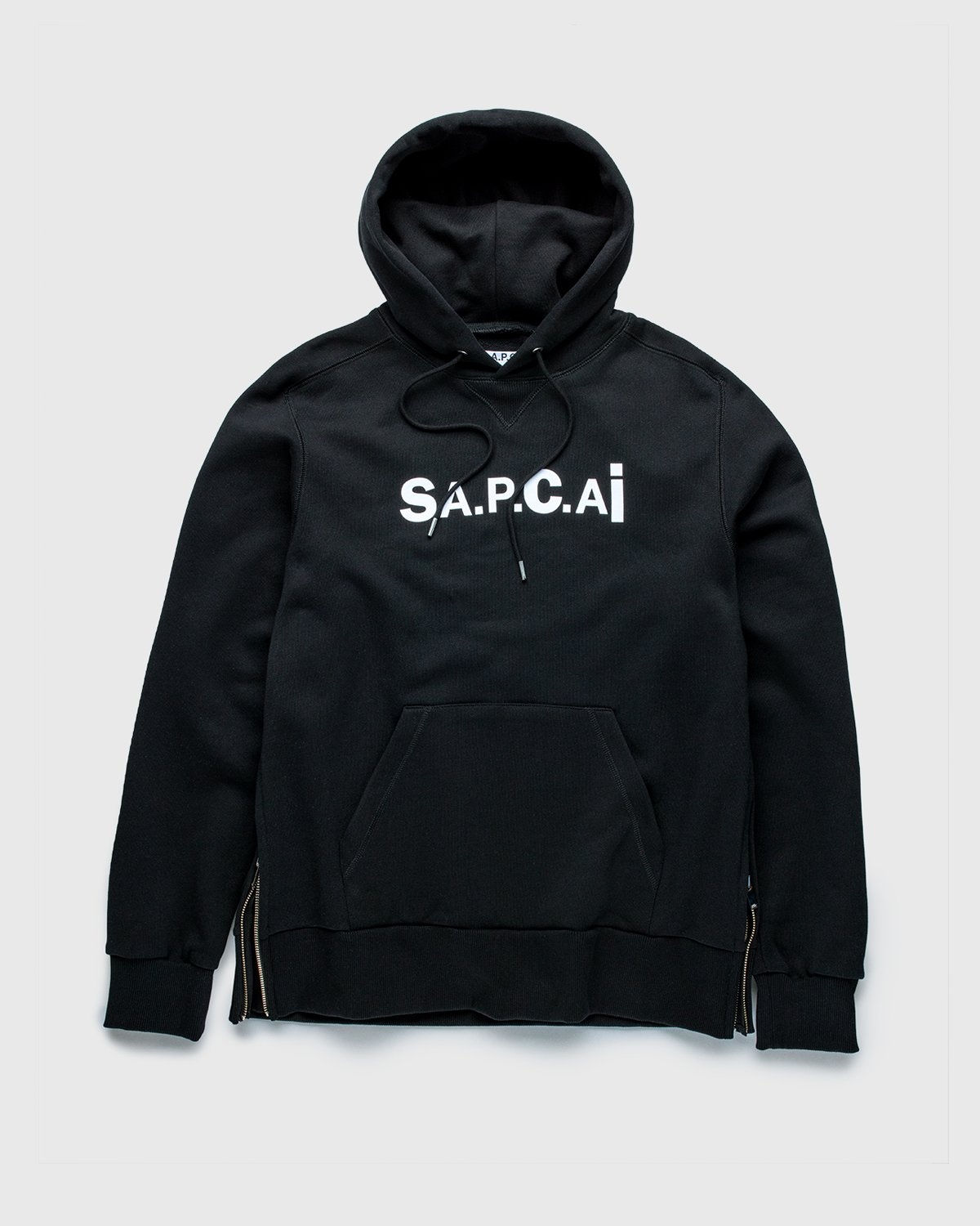 A.P.C. x Sacai – Taiyo Hoodie Black - Sweats - Black - Image 1