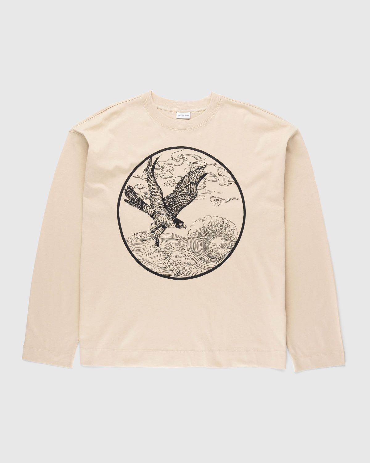 Dries van Noten – Hegland PR Jersey Beige - Tops - Beige - Image 1