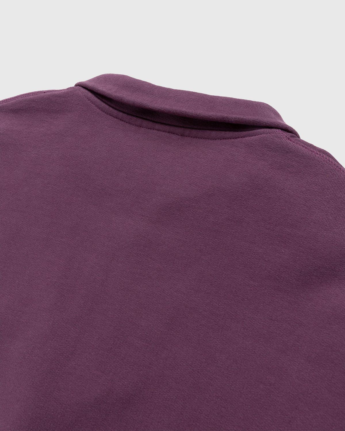 Highsnobiety – Zip Mock Neck Staples Fleece Purple - Zip-Ups - Purple - Image 3