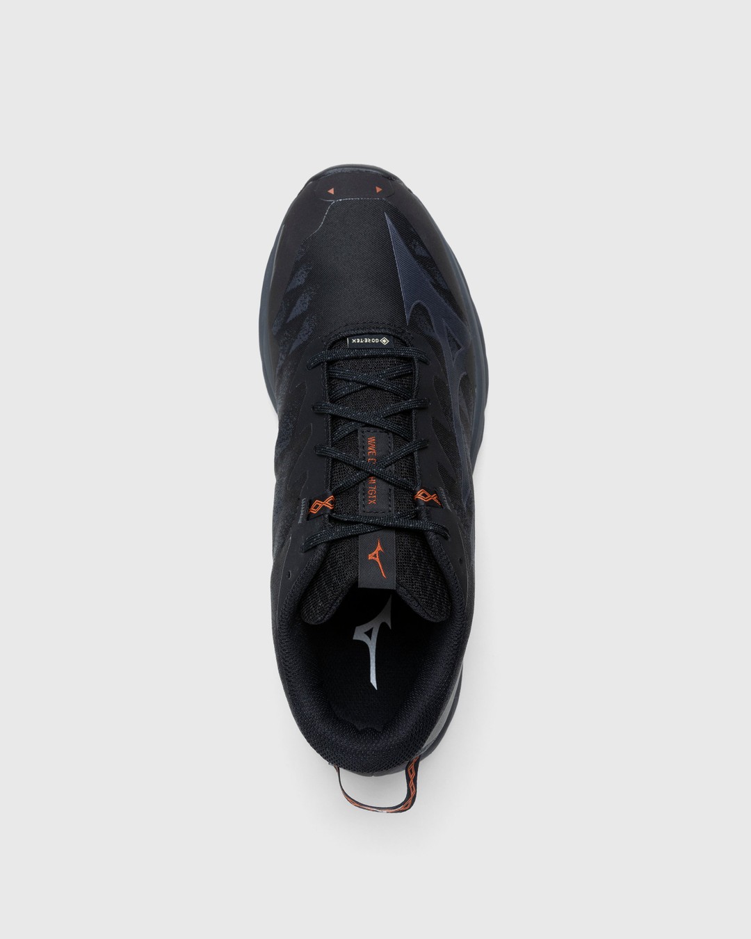 Mizuno Wave Daichi 7 GTX Black Iron Gate Mecca Orange