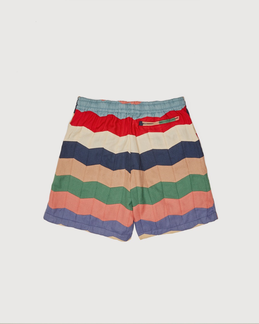 Bode – Chevron Quilt Shorts Multi - Shorts - Multi - Image 2