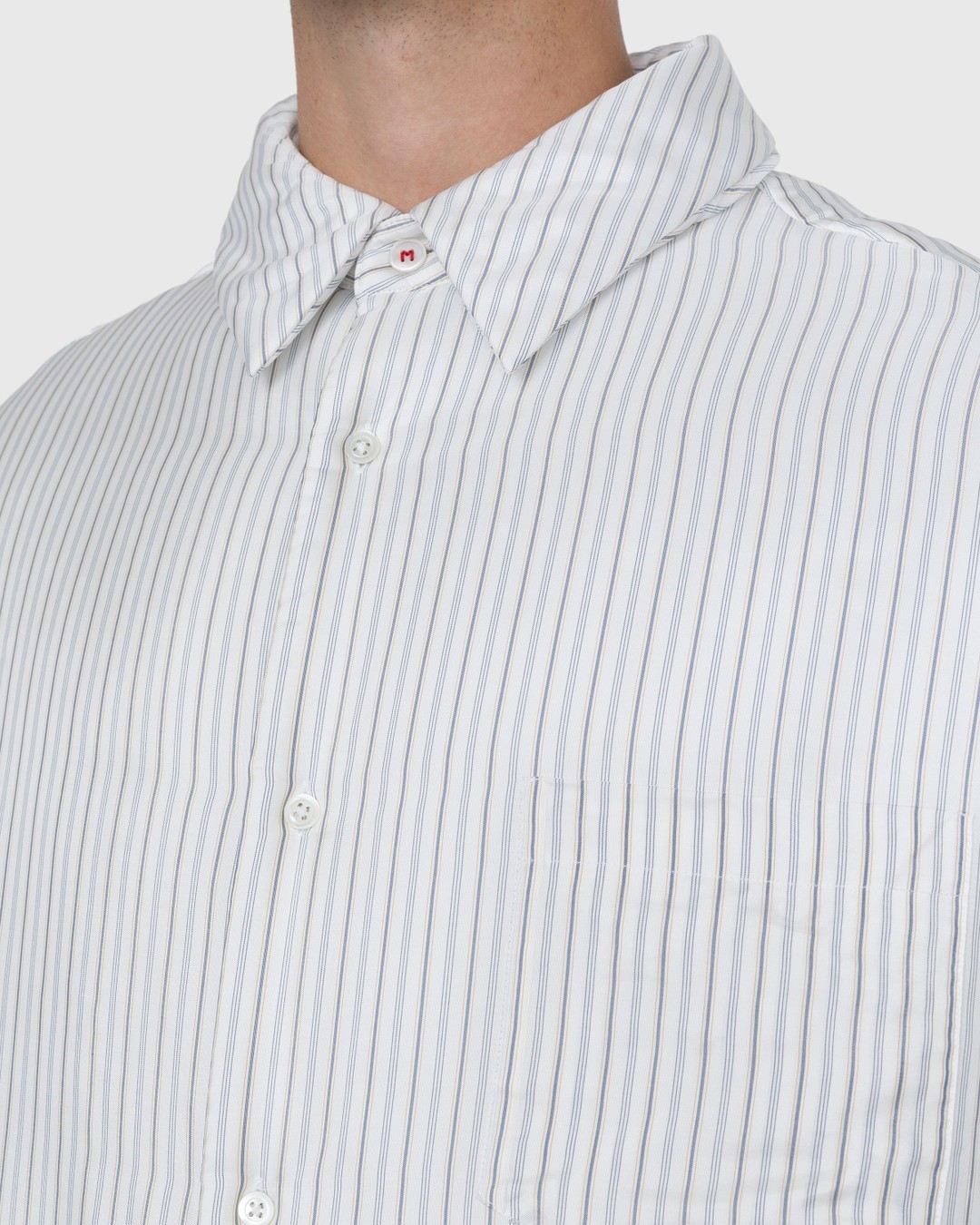 Maison Margiela – Padded Stripe Shirt Multi - Longsleeve Shirts - White - Image 6