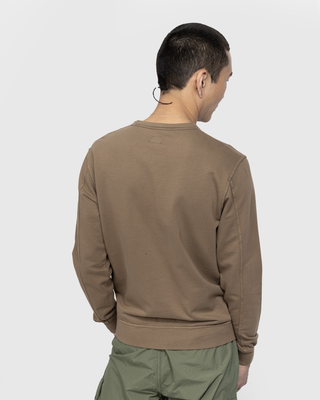 C.P. Company – Light Fleece Sweatshirt Lead Grey - Sweats - Grey - Image 3