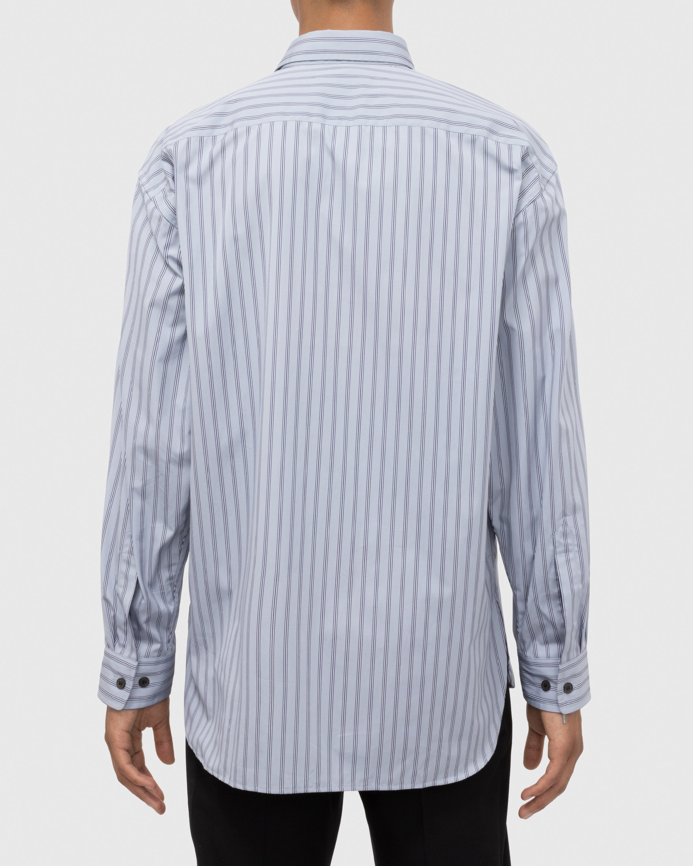 Dries van Noten – Croom Shirt Blue - Shirts - Blue - Image 4