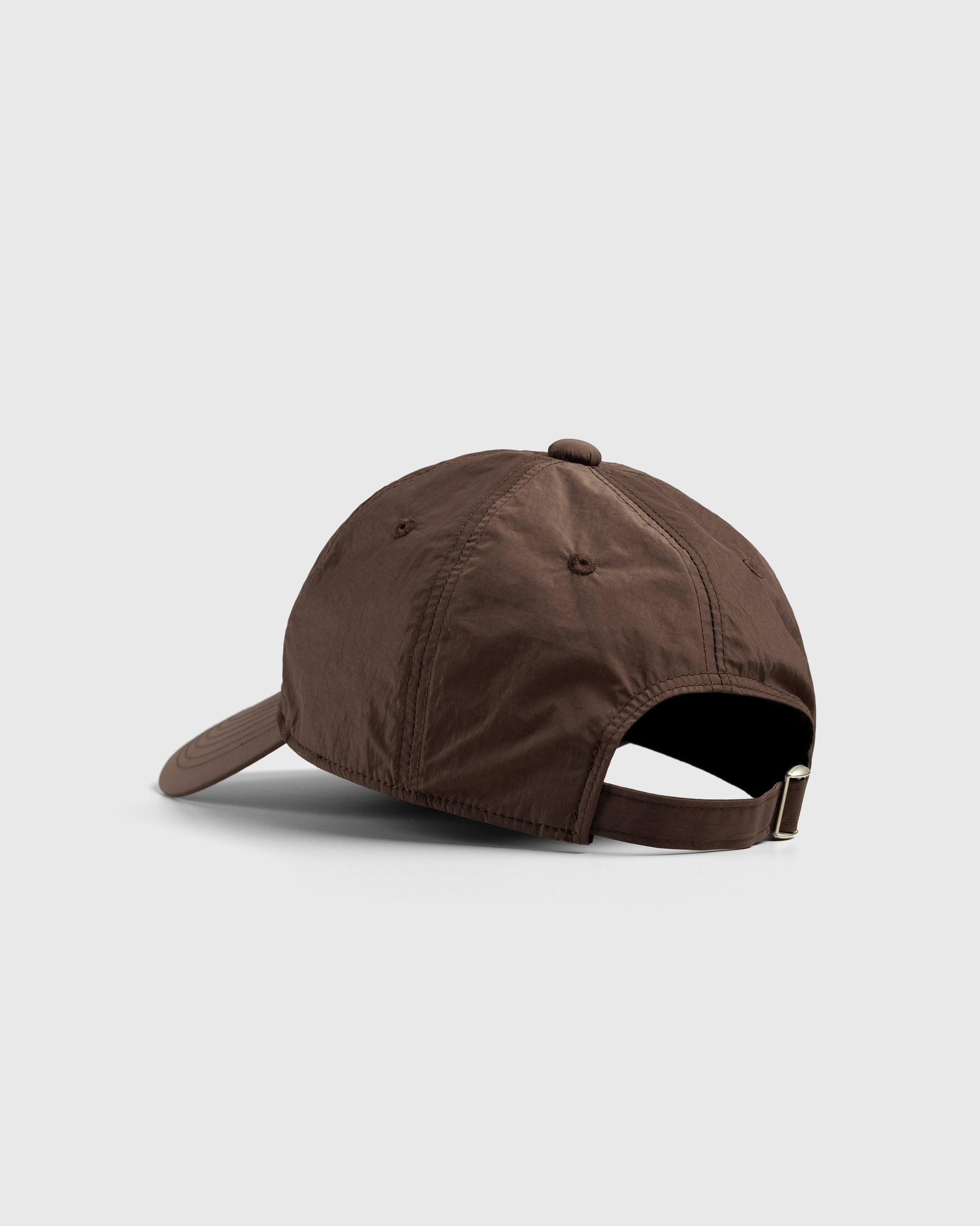 Highsnobiety – Nylon Ball Cap Dark Brown - Hats - Brown - Image 3