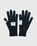 Acne Studios – Knit Gloves Black/Oatmeal Melange