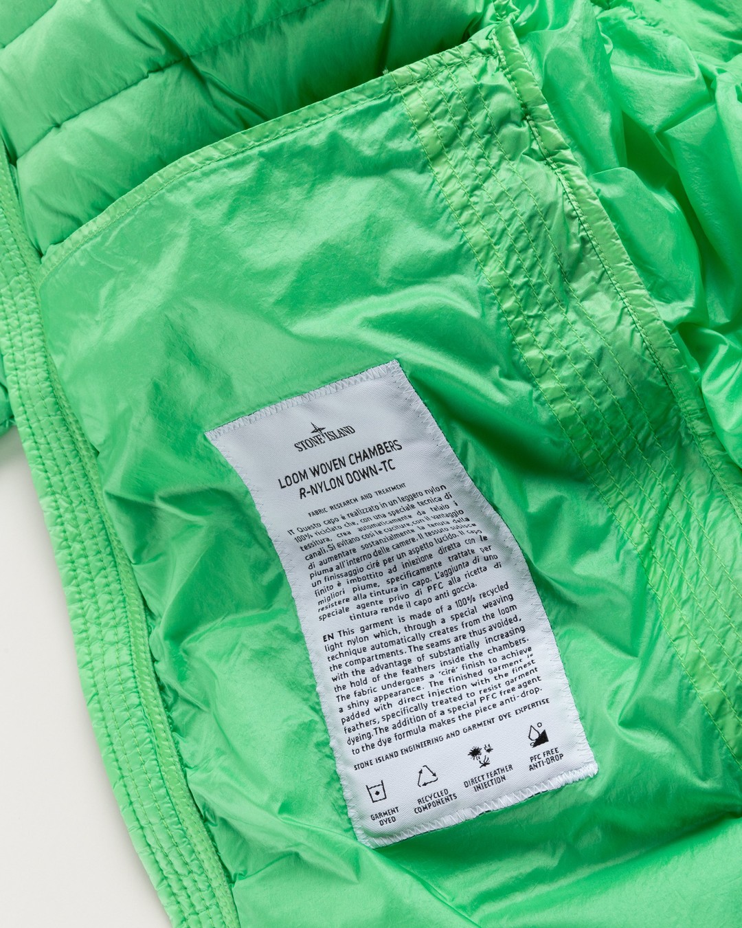Stone Island – Packable Down Jacket Light Green - Outerwear - Green - Image 7