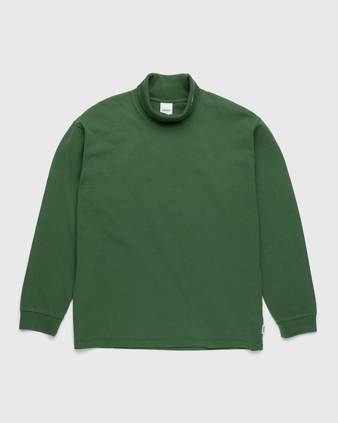 Highsnobiety – Heavy Staples Turtleneck Green - Sweatshirts - Green - Image 1