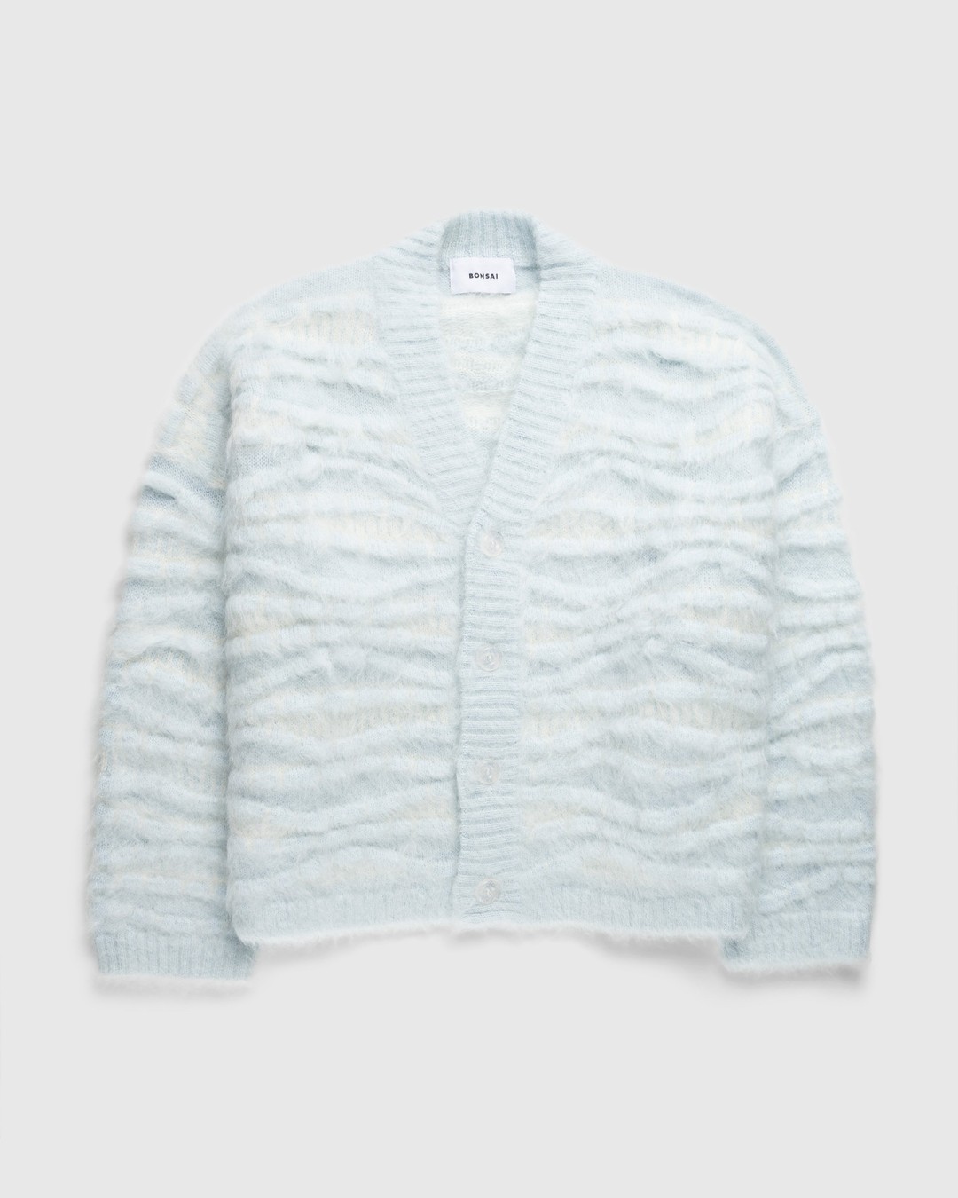 Bonsai – Oversized Knit Cardigan Ice - Knitwear - Blue - Image 1