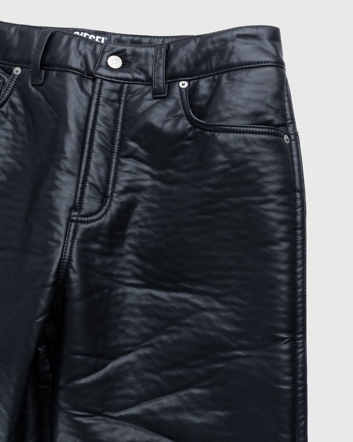 Diesel – Cirio Biker Trousers Black - Trousers - Black - Image 5