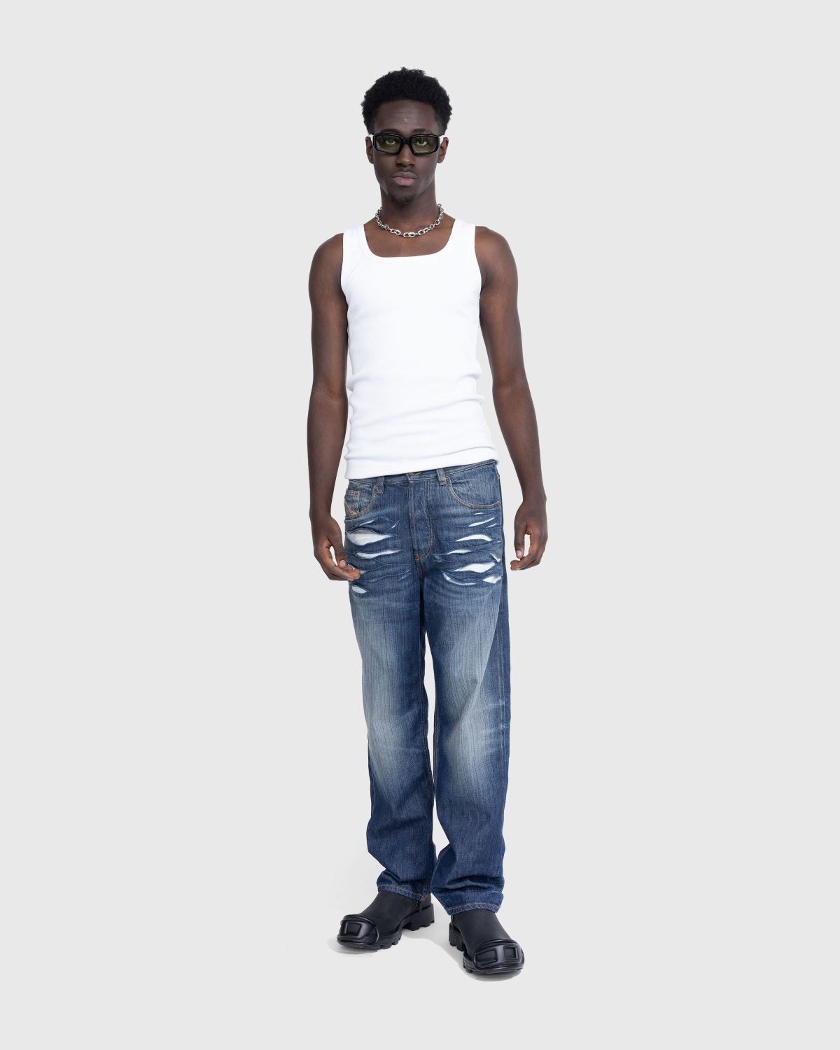 Diesel – 2010-D-Macs Straight Jeans Blue - Pants - Blue - Image 2