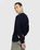 C.P. Company – Cotton Crepe Crew Neck Knit Total Eclipse Blue - Sweats - Blue - Image 2