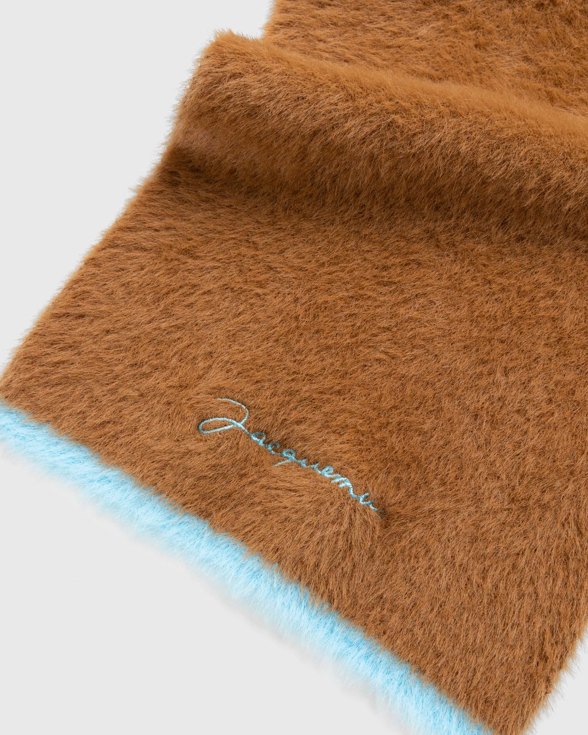JACQUEMUS – L'Echarpe Neve - Scarves - Brown - Image 3