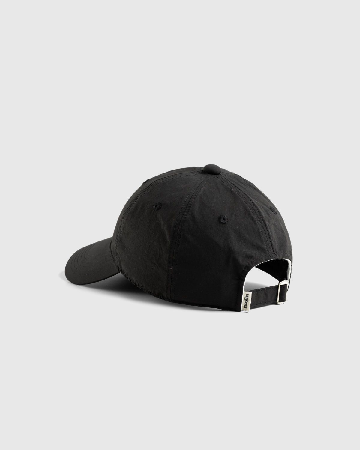 Highsnobiety – Nylon Ball Cap Black - Hats - Black - Image 3