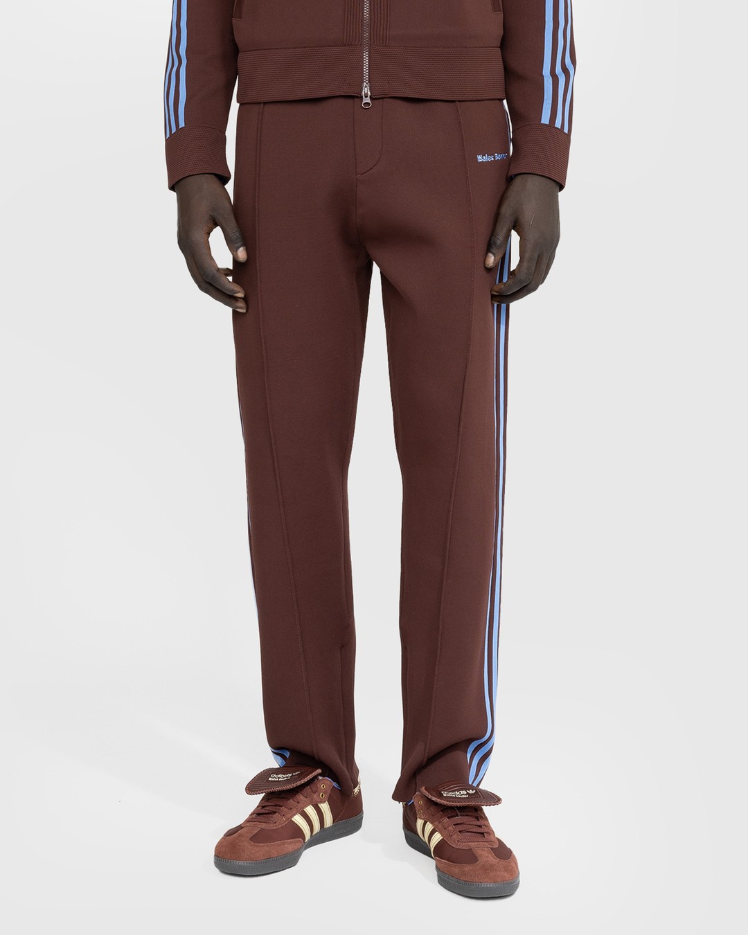 Adidas x Wales Bonner – Knit Track Pant Mystery Brown - Pants - Brown - Image 2