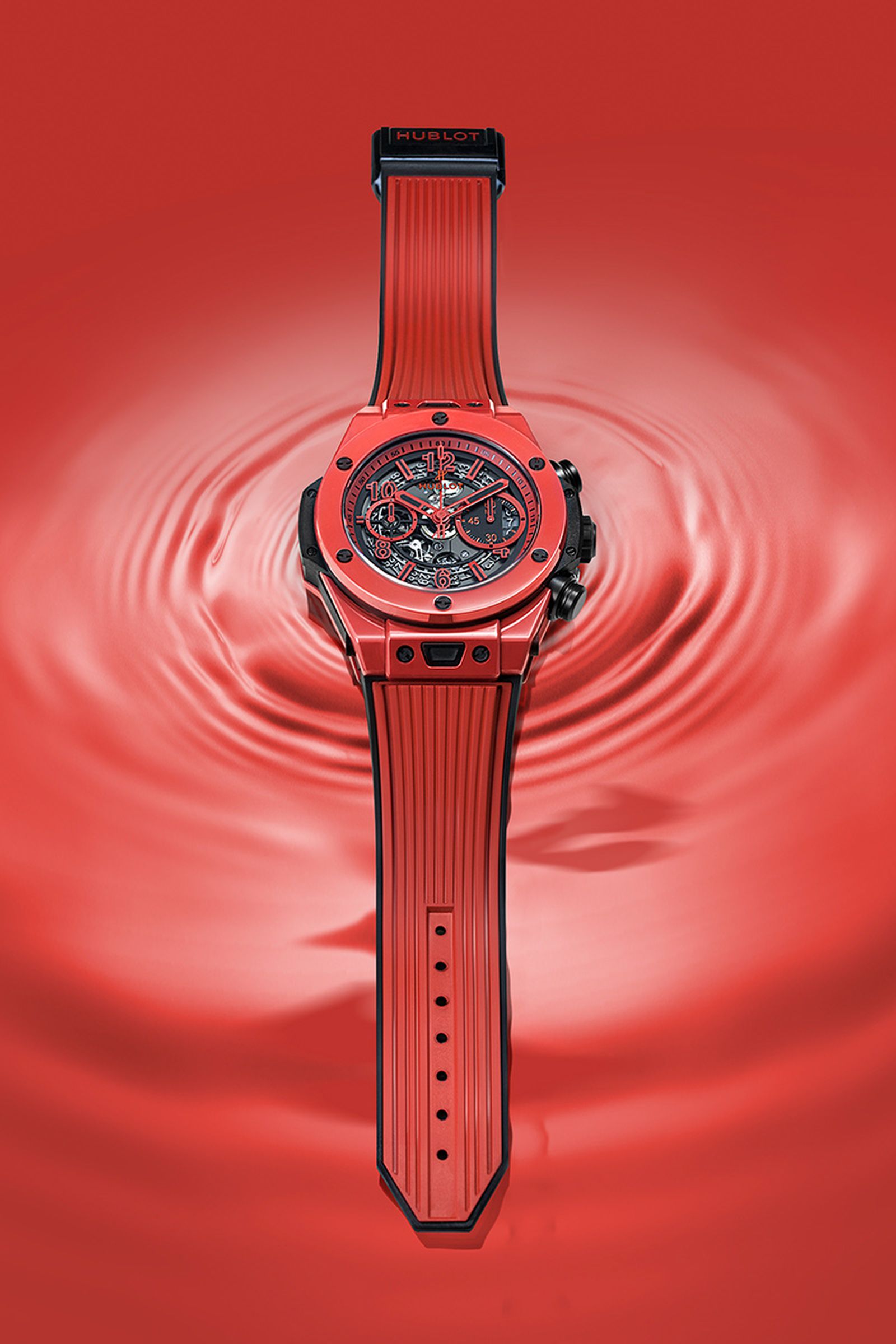 hublot big bang unico red magic ceramic watch