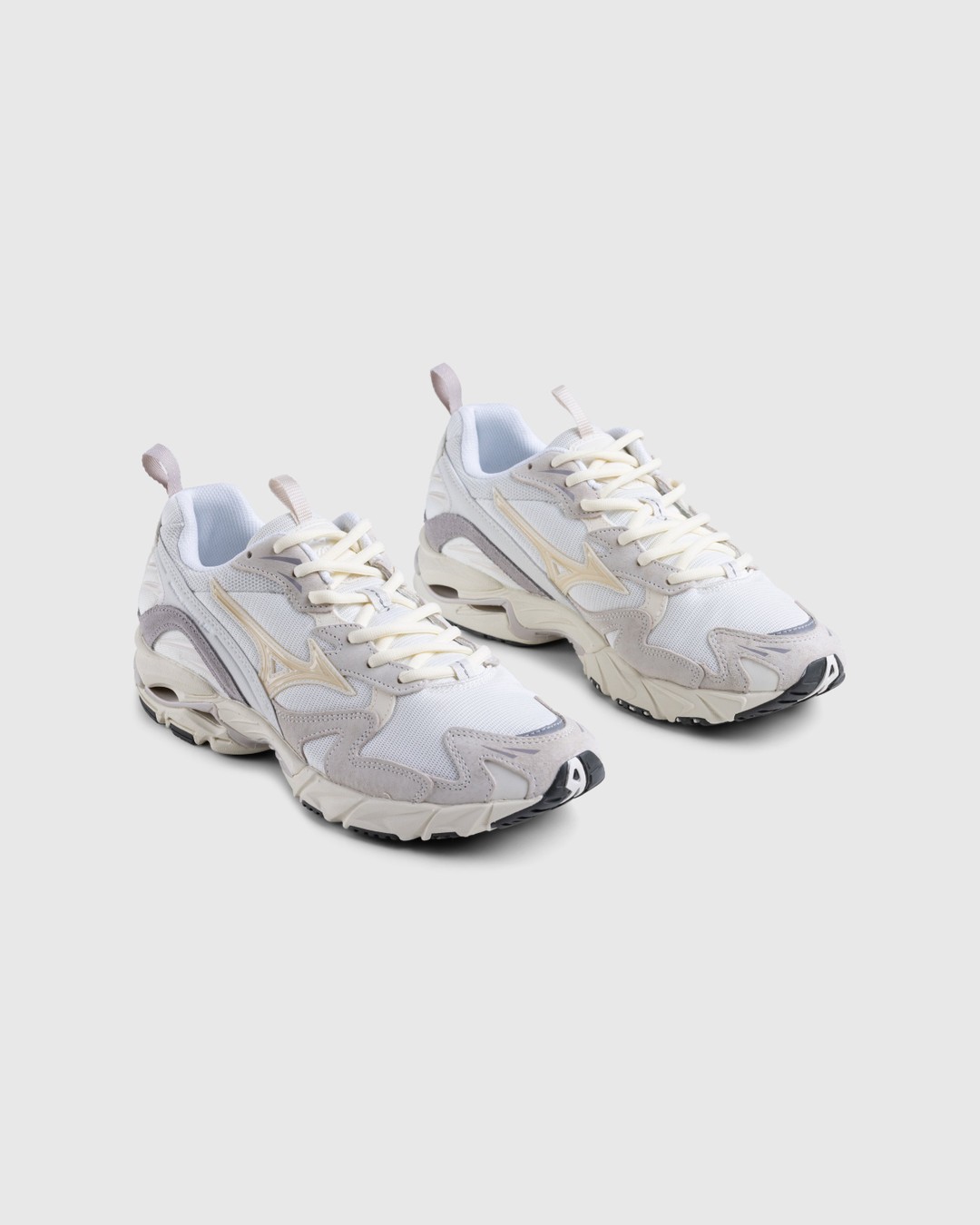 Mizuno – Wave Rider 10 Opal Gray - Sneakers - White - Image 3