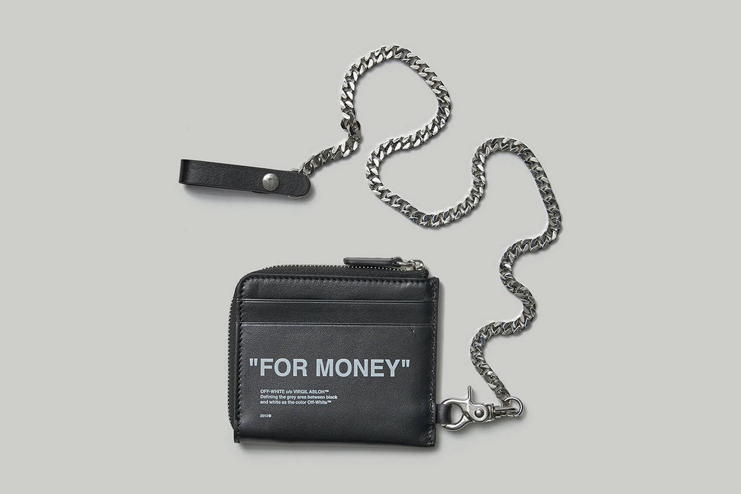 Bold Quote Chain Wallet