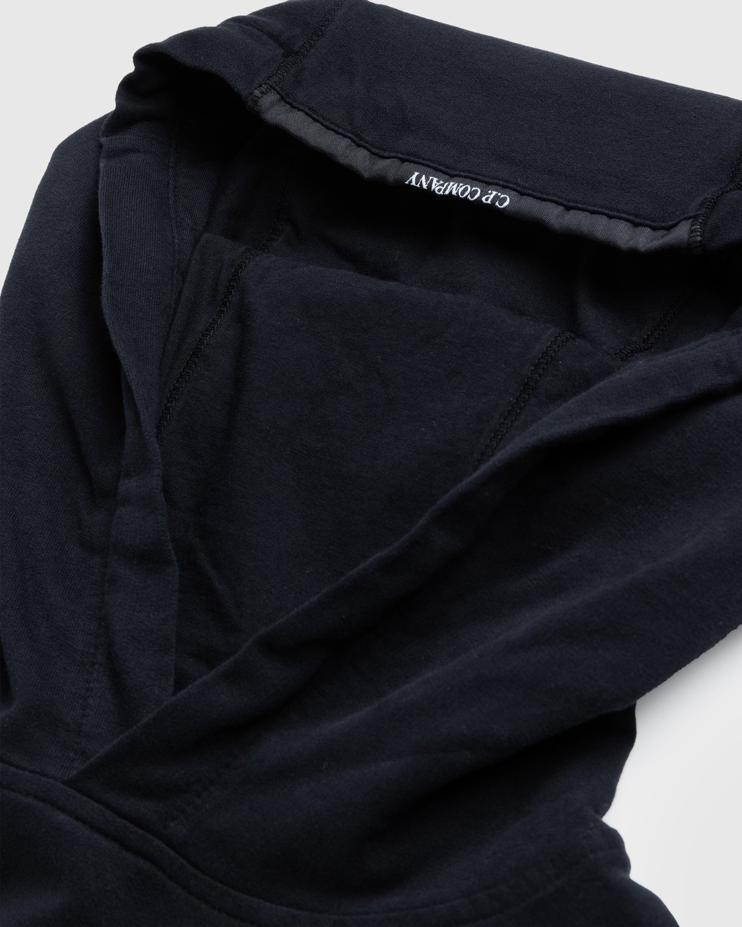 C.P. Company – Light Fleece Hoodie Black - Sweats - Black - Image 4