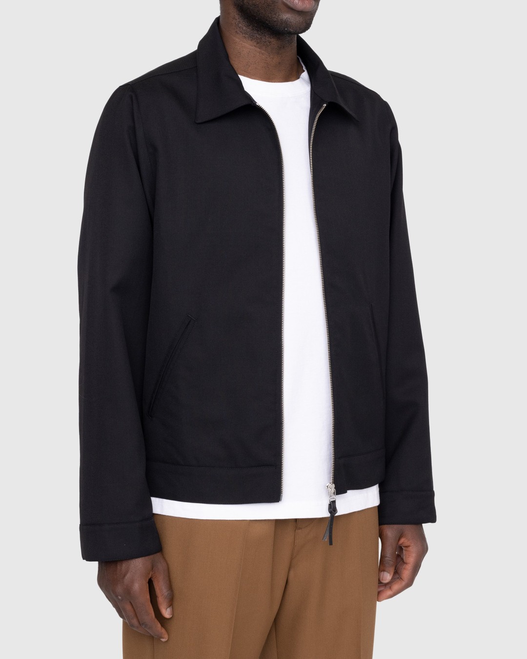Highsnobiety – Wool Blend Garage Jacket Black - Outerwear - Black - Image 4
