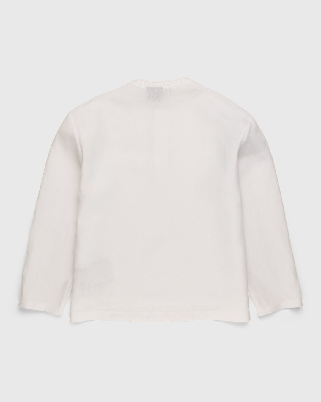 Loewe – Paula's Ibiza Buttoned Pullover Shirt White - Shirts - White - Image 2