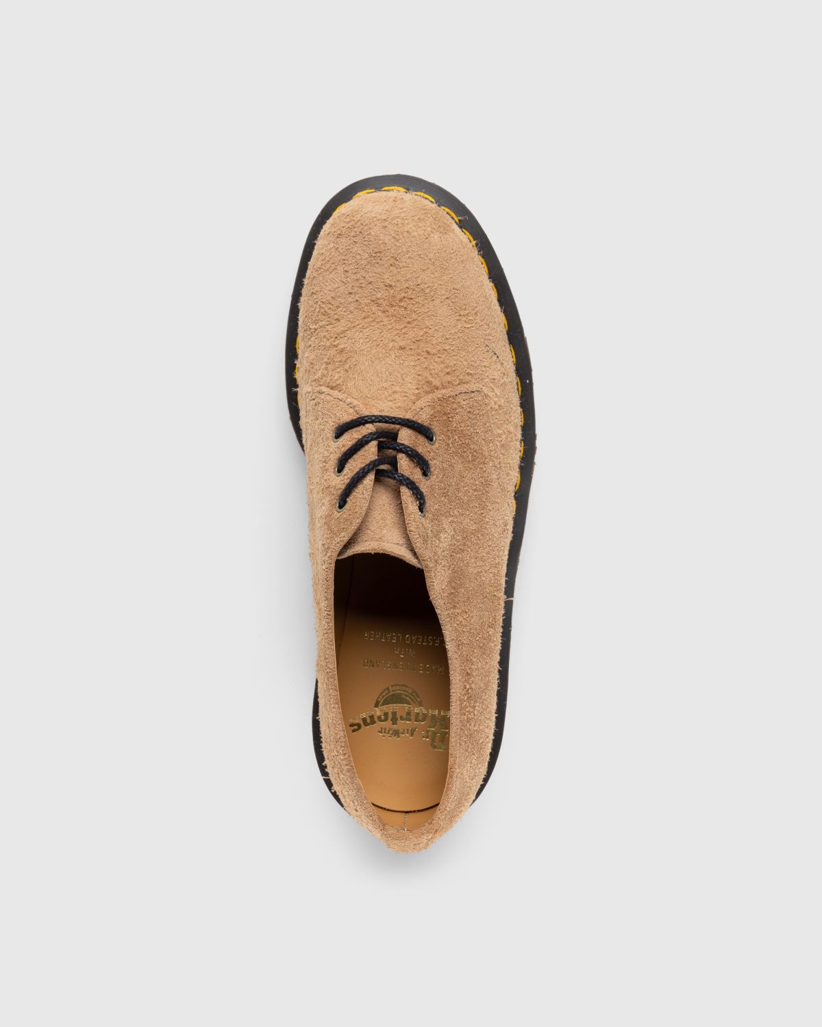 Dr. Martens – 1461 Bex Tufted Suede Sandy Tan - Shoes - Brown - Image 5