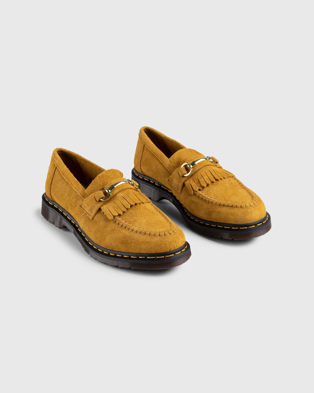 Dr. Martens – Adrian Snaffle Suede Loafers Light Tan Desert Oasis Suede (Gum Oil) - Shoes - Brown - Image 3