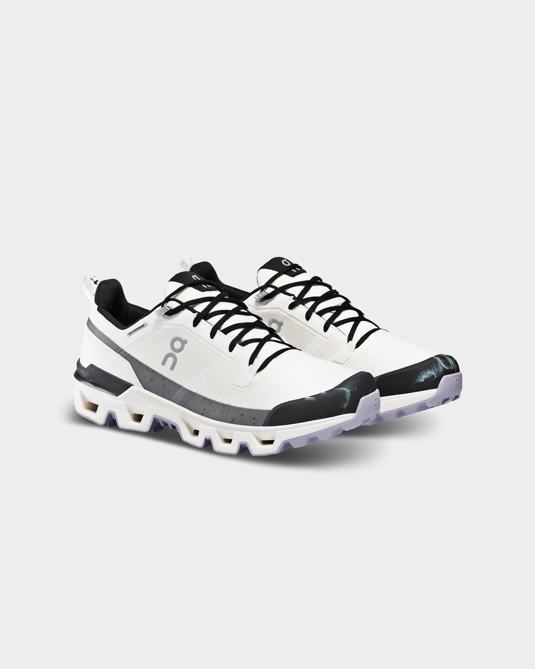 On – Cloudwander Waterproof High Alpine Ivory/Black - Sneakers - Grey - Image 3