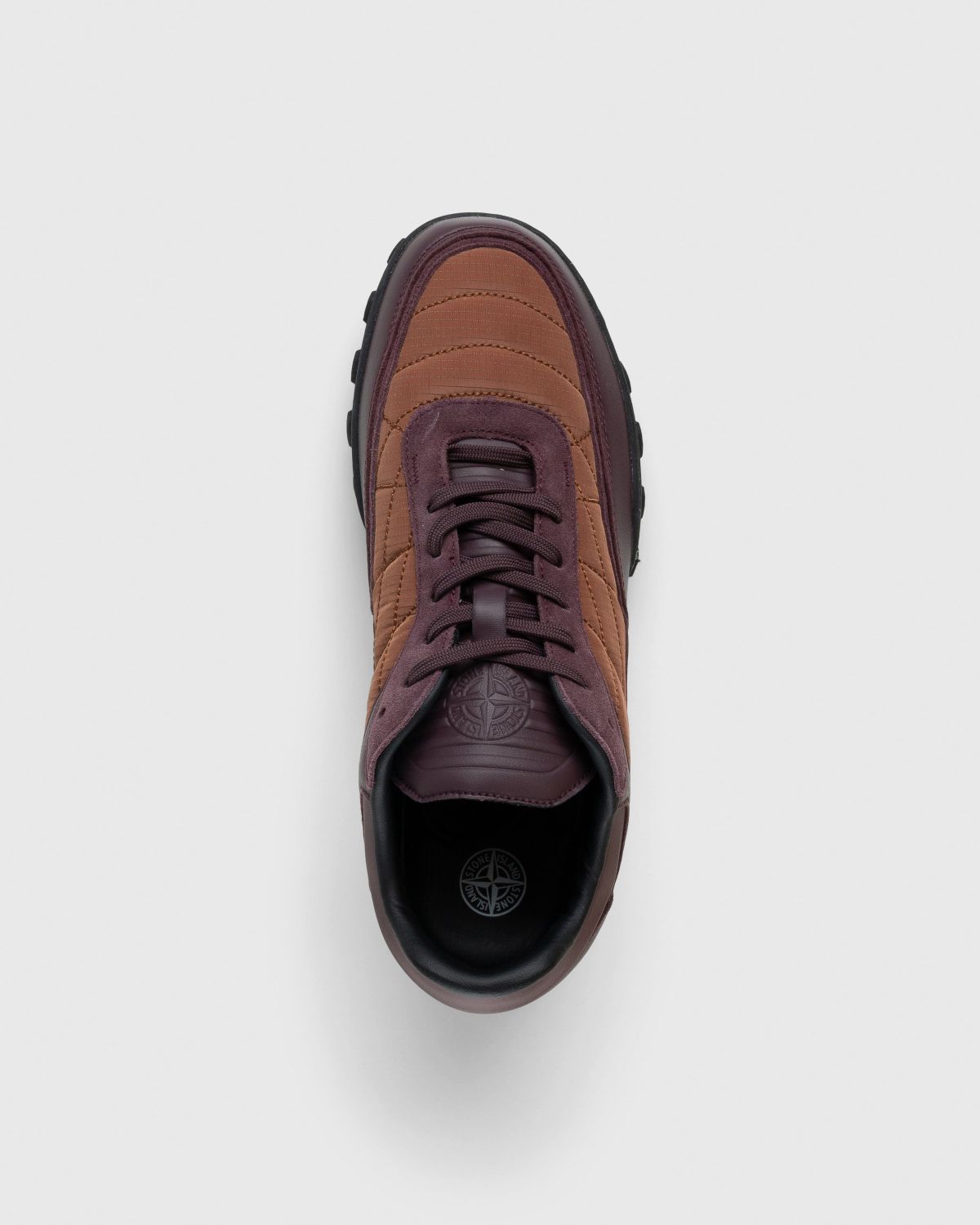 Stone Island – Football Sneaker Burgundy - Sneakers - Red - Image 5