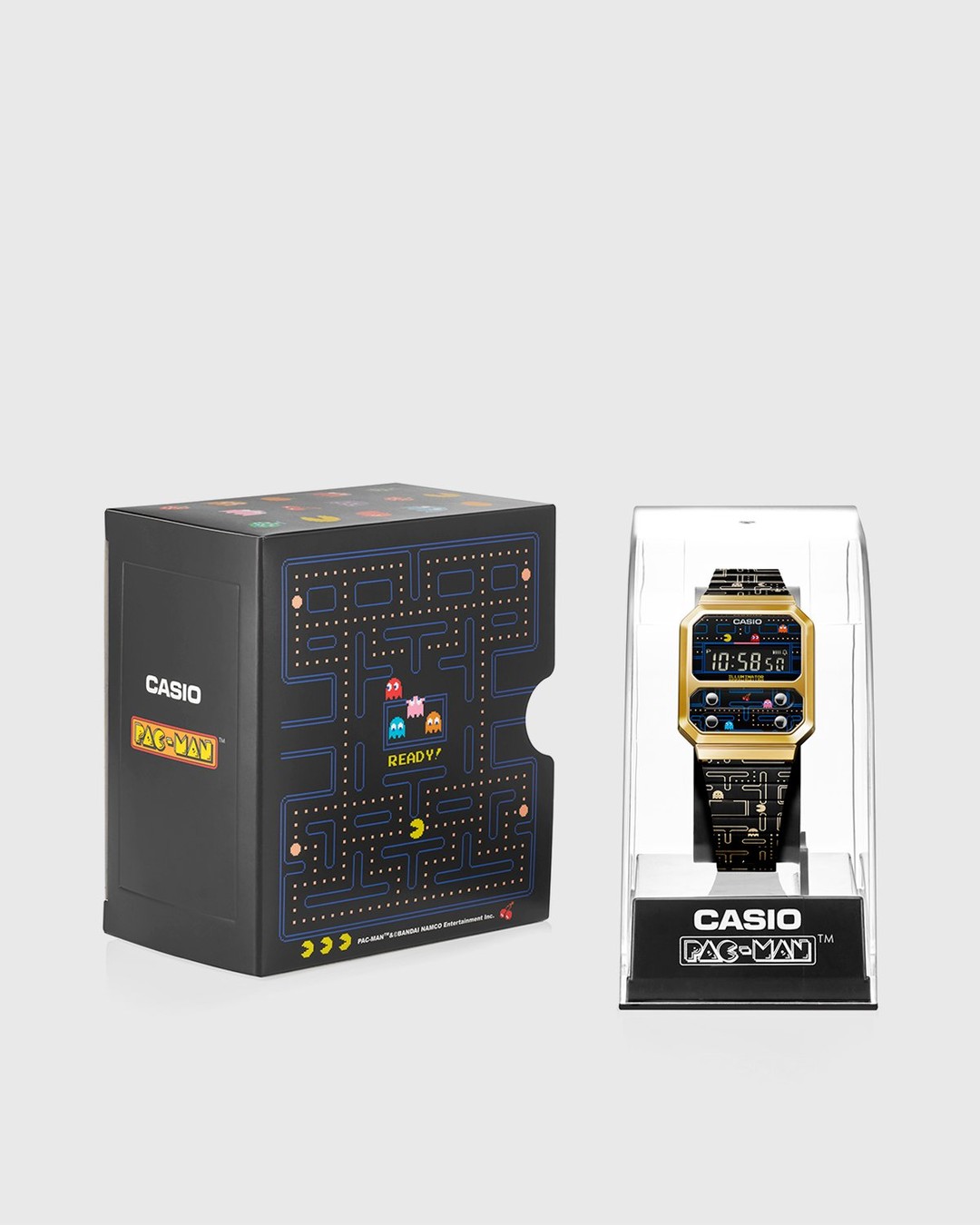Casio – A100WEPC Vintage Pac-Man Black - Watches - Black - Image 8
