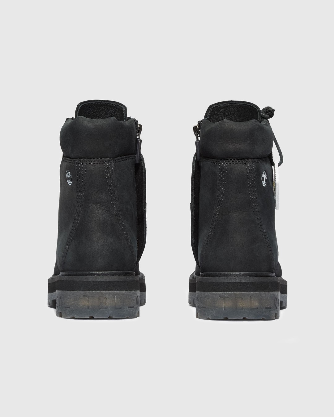 Timberland black cheap on feet