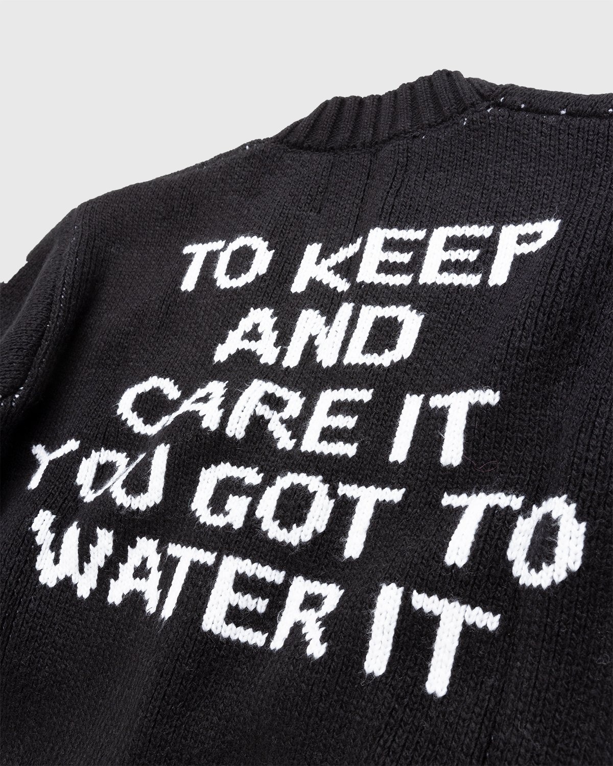 Patta – Roses Knitted Cardigan Black - Knitwear - Black - Image 7