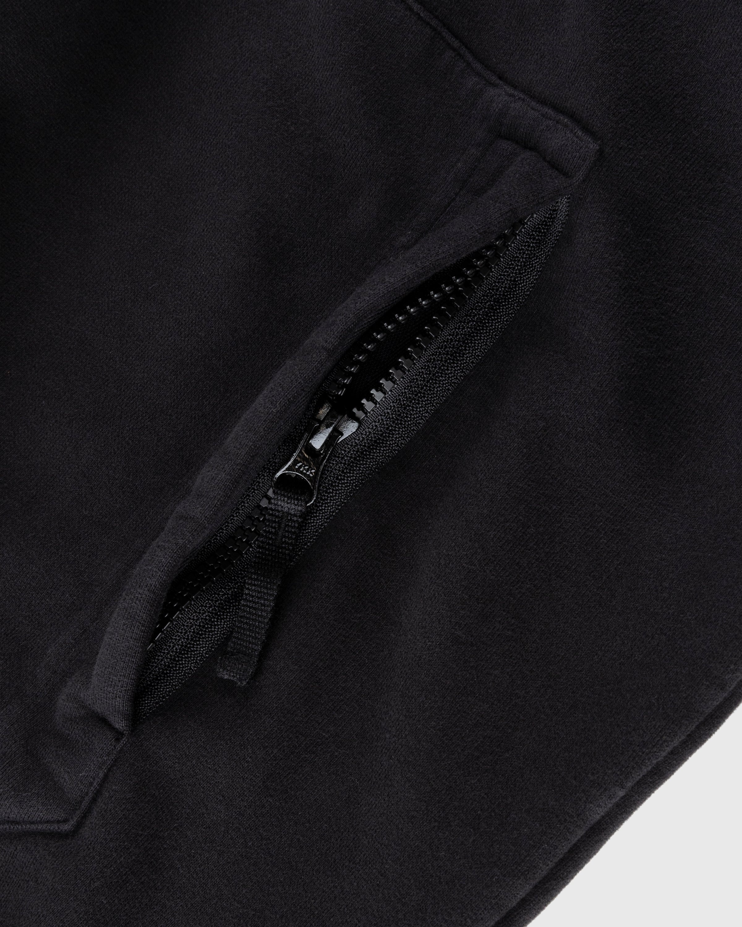Stone Island – Garment-Dyed Fleece Hoodie Black - Sweats - Black - Image 6