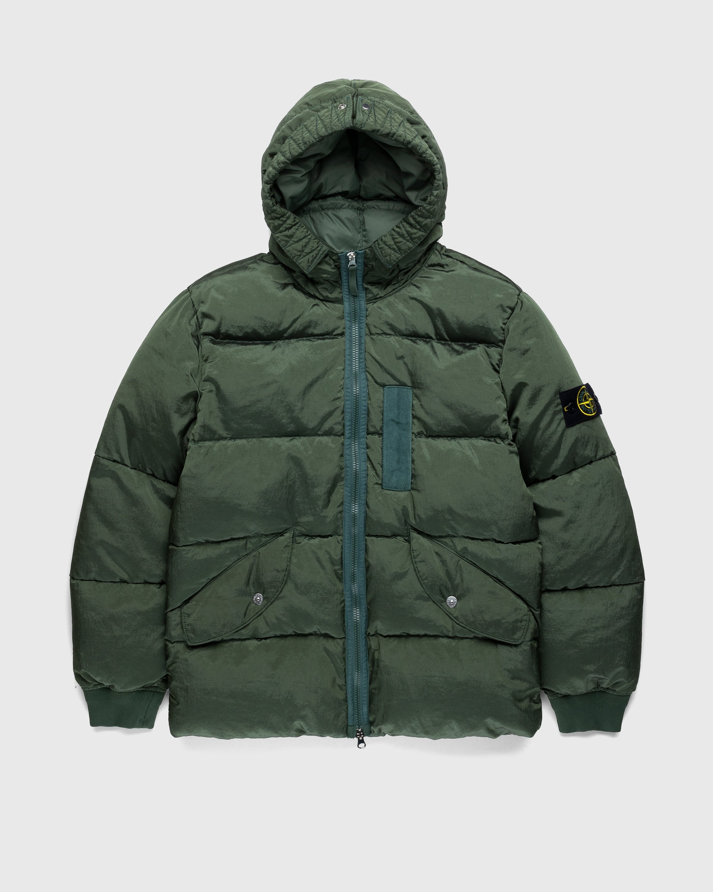 Stone Island – Nylon Metal Down Jacket Olive | Highsnobiety Shop