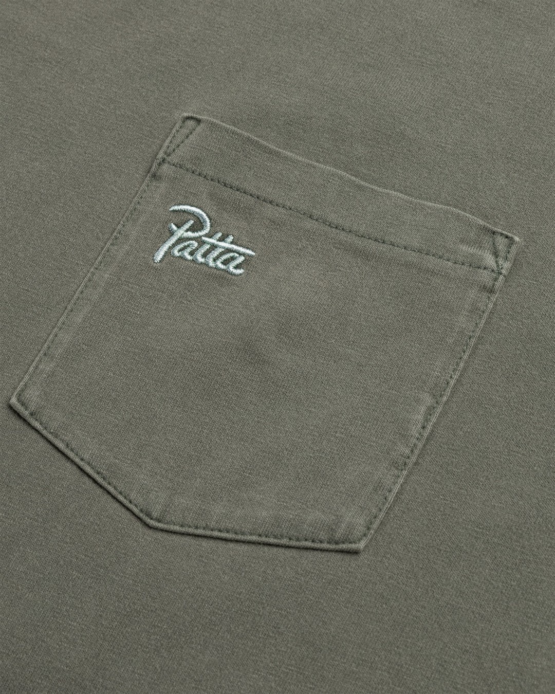 Patta – Basic Washed Pocket T-Shirt Beetle - Tops - Green - Image 6