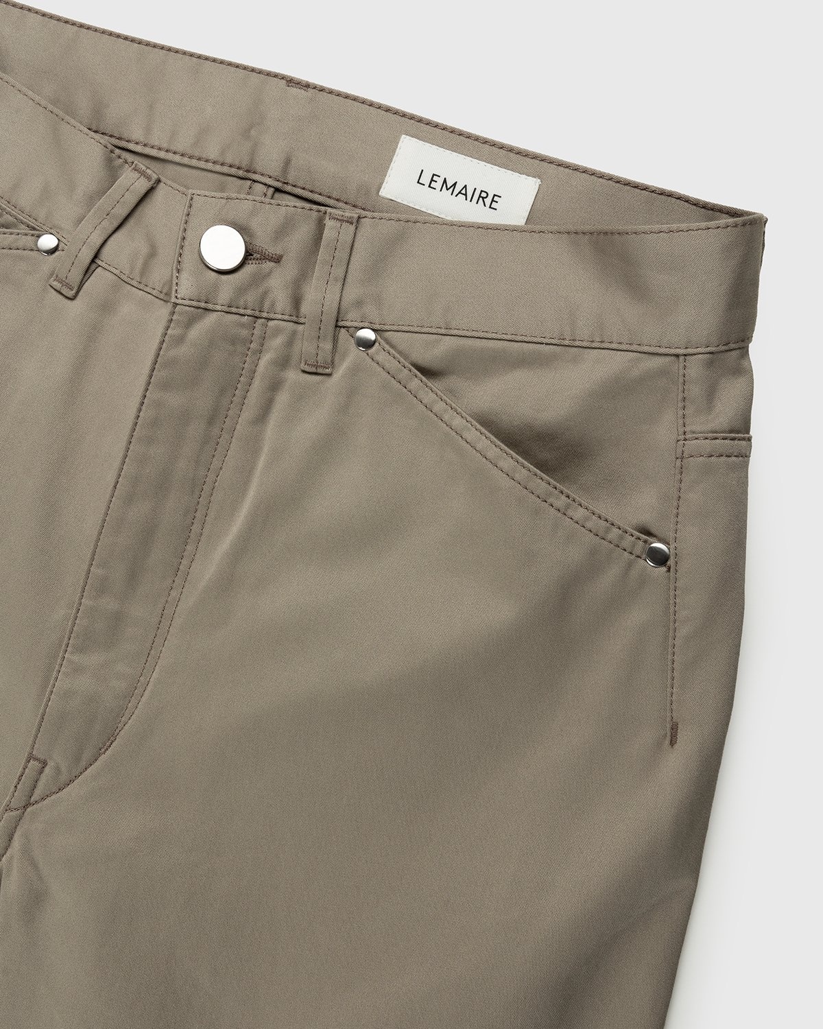 Lemaire – Seamless Pants Light Taupe - Trousers - Beige - Image 4