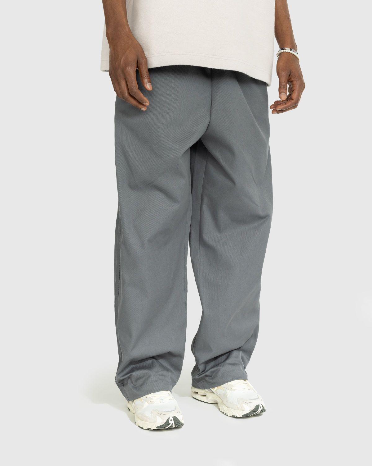 Acne Studios – Cotton Trousers Grey - Pants - Grey - Image 2