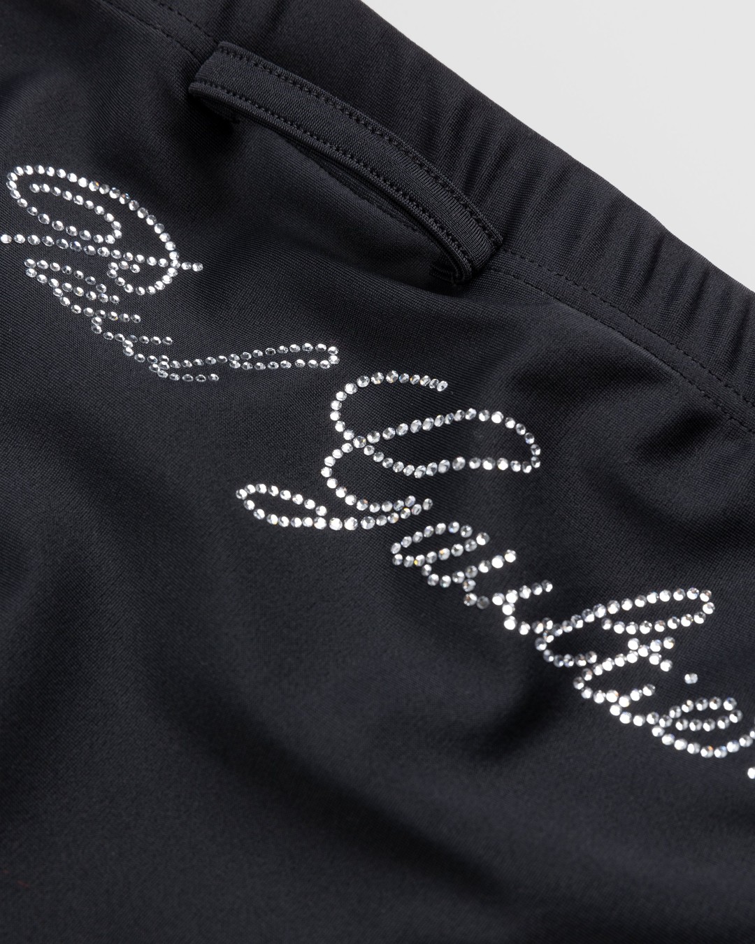 Jean Paul Gaultier – Rhinestone Logo Bikini Bottom Black - Swimwear - Black - Image 5