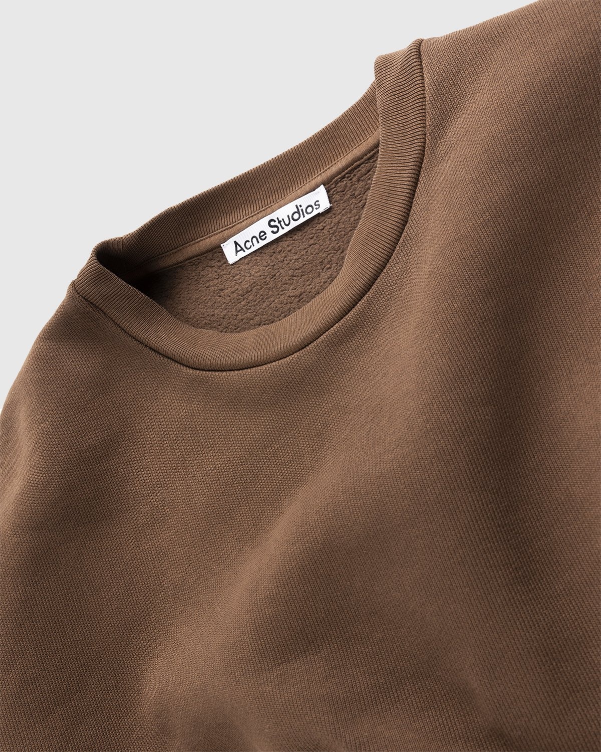 Acne Studios – Logo Sweatshirt Chocolate Brown - Sweatshirts - Brown - Image 3