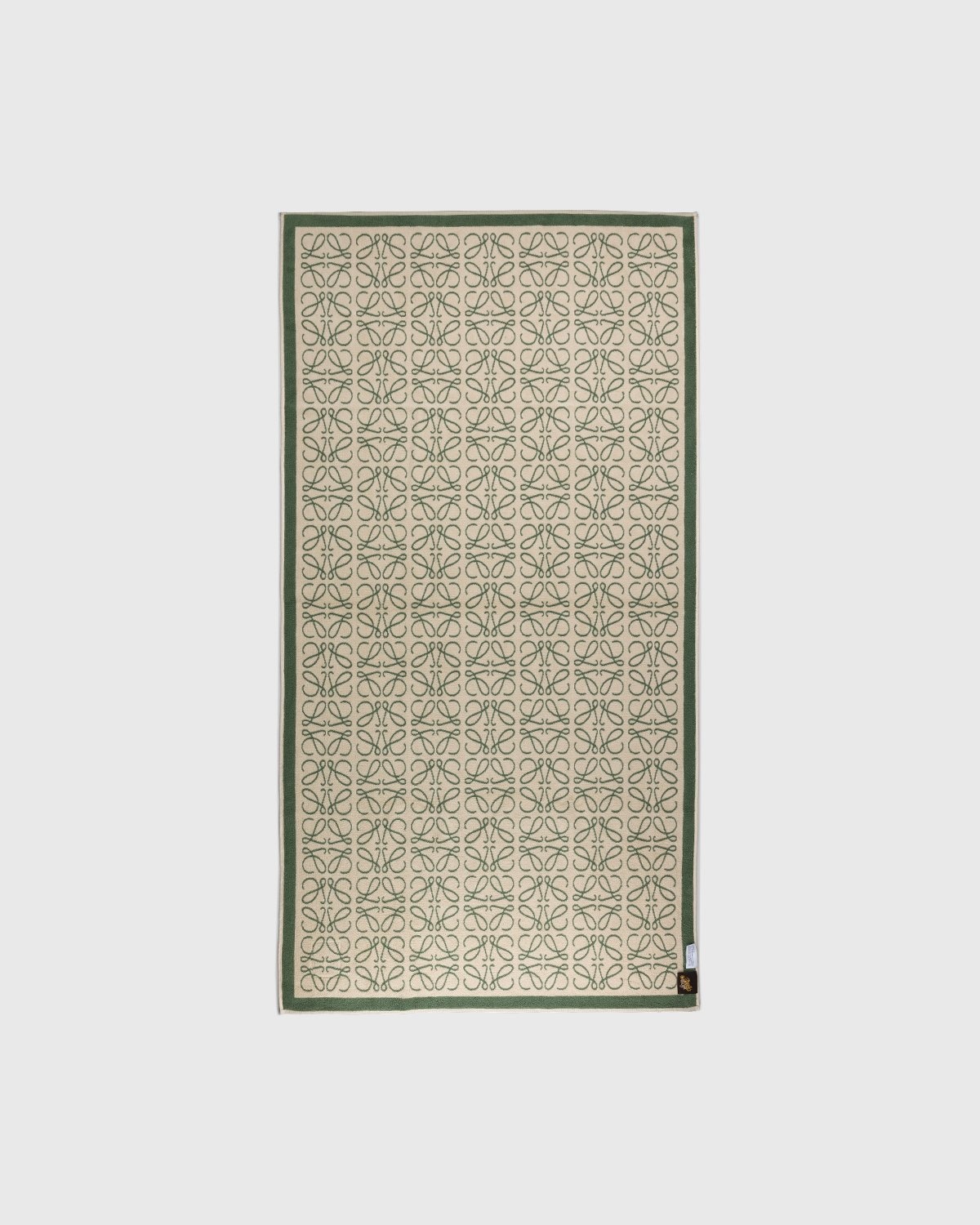 Loewe – Paula's Ibiza Anagram Towel Green - Towels - Green - Image 3