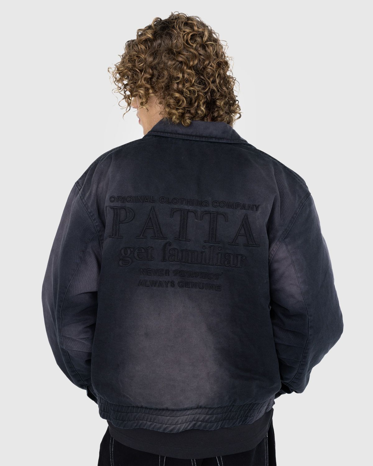 Patta – Sun Bleached Jacket Black - Outerwear - Black - Image 3