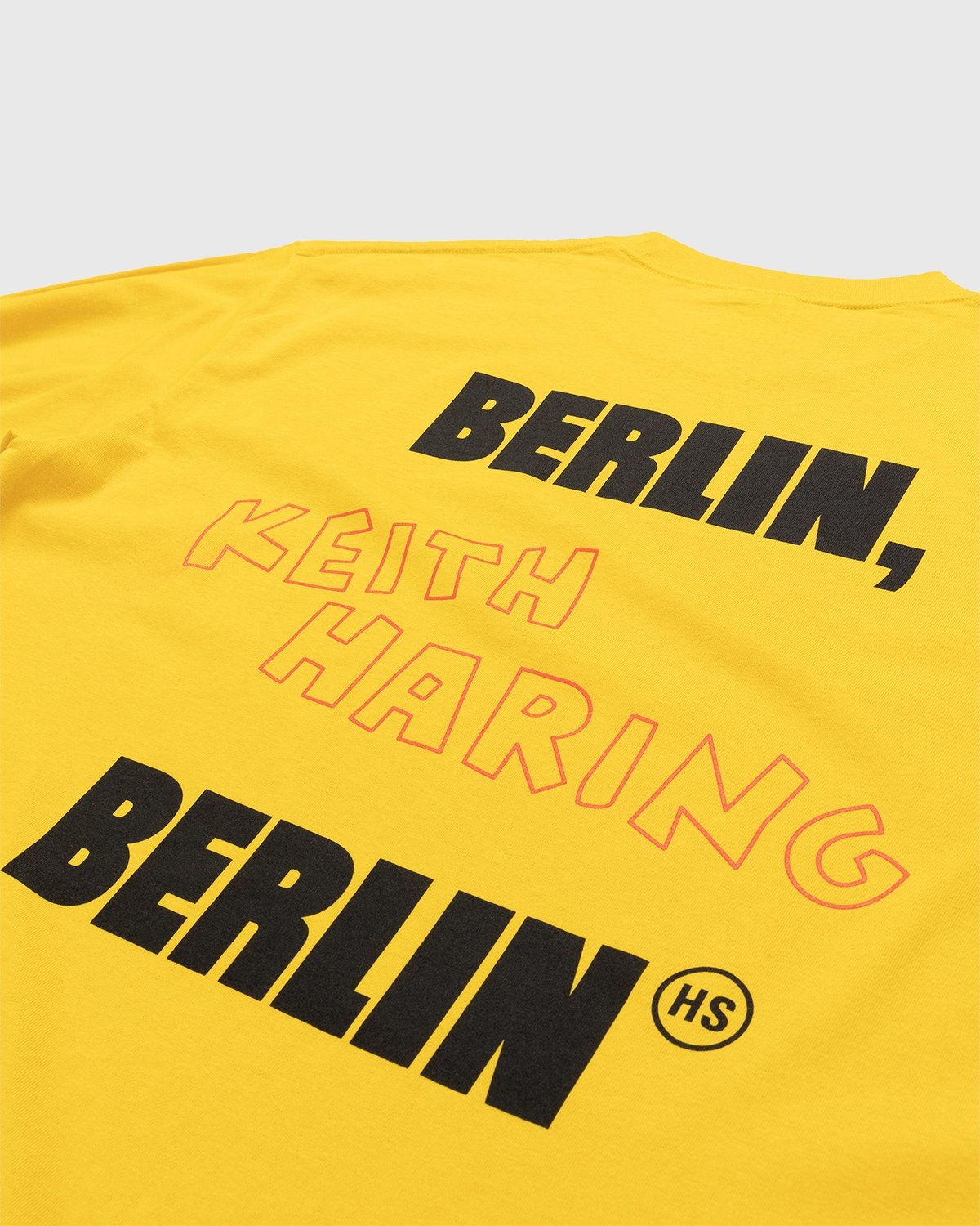 Highsnobiety – Keith Haring Longsleeve Yellow - Longsleeves - Yellow - Image 4