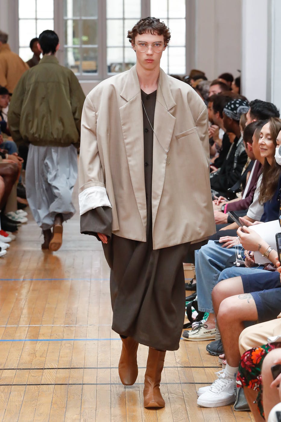 HED MAYNER / WIDE COLLAR SHIRT SS22